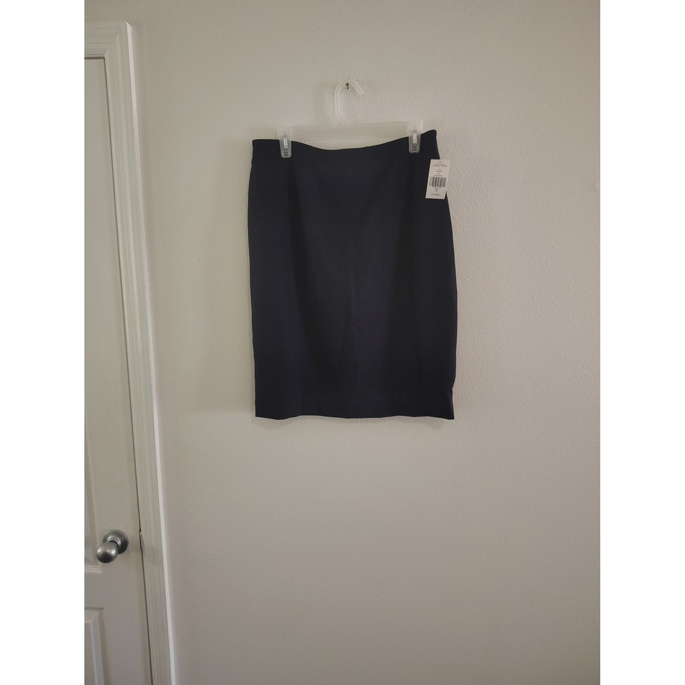 Tahari Arthur S. Levine Navy Blue Pencil Skirt Career Wear 3180M309 Size 10 NEW